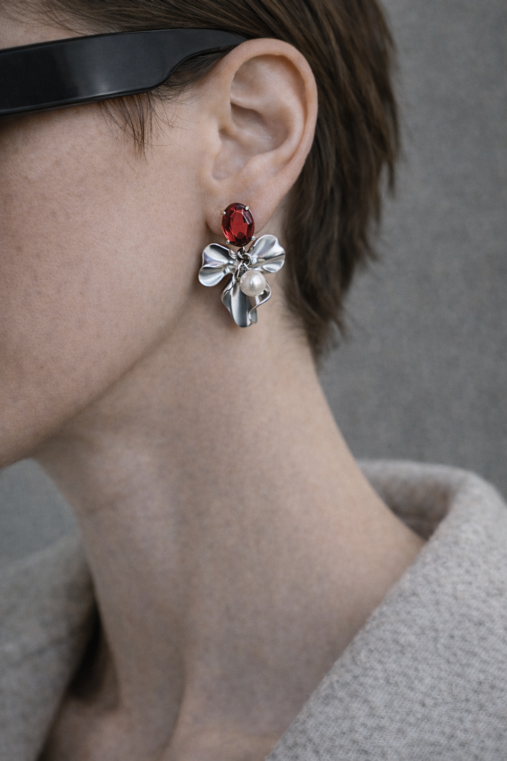 Scarlet Bloom Earrings