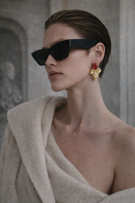 Scarlet Bloom Earrings