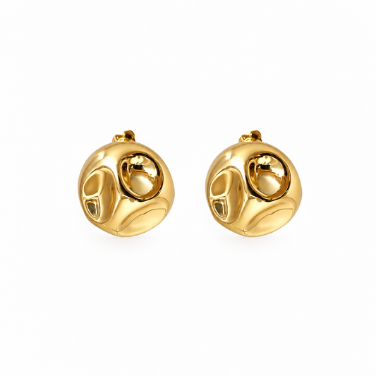 Molten Hoop Earrings