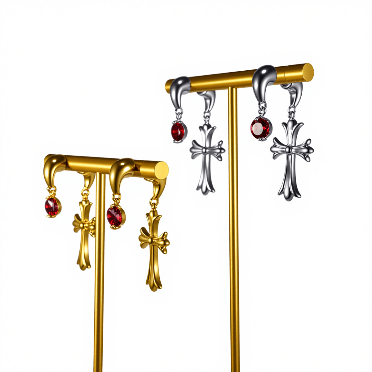 Crimson Cross Drops - The Avenue