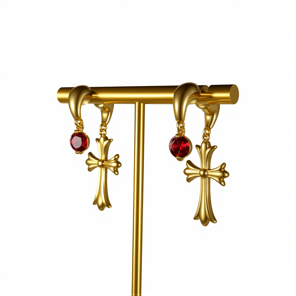 Crimson Cross Drops - The Avenue