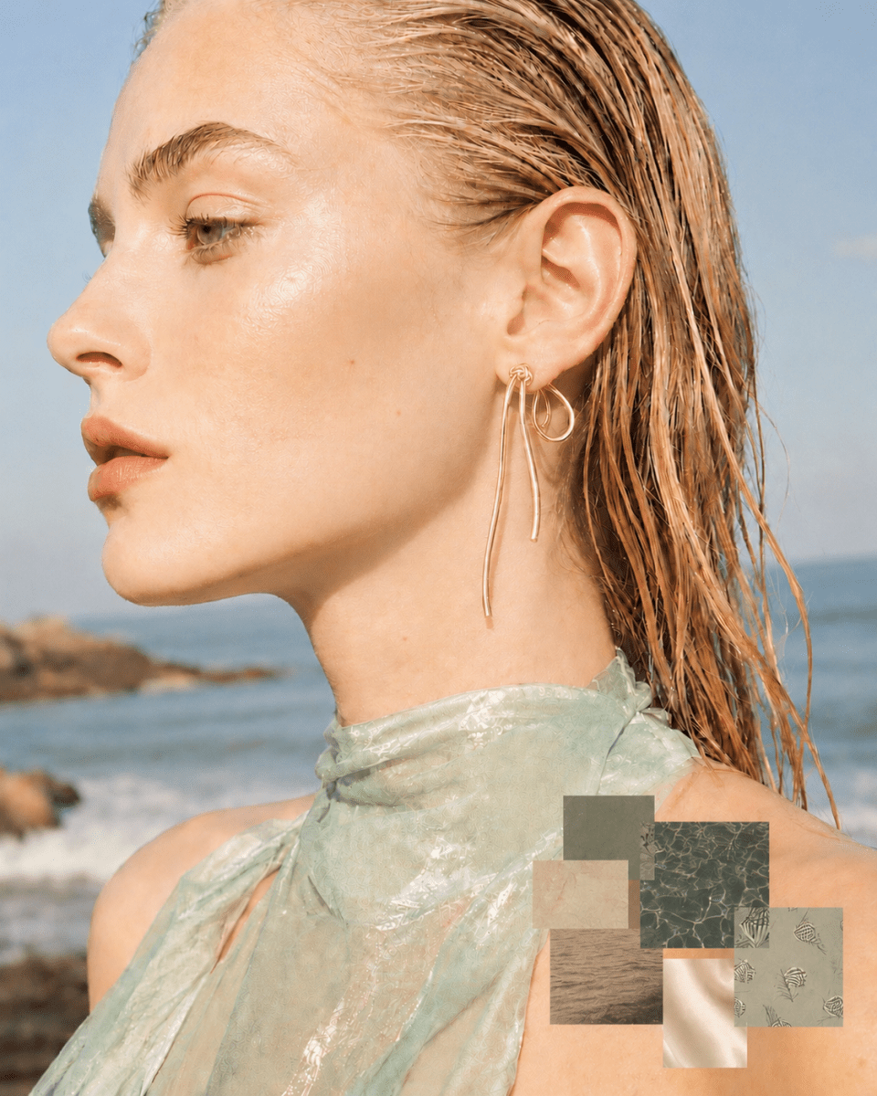 Gilded Grace Bow Earrings - The Avenue
