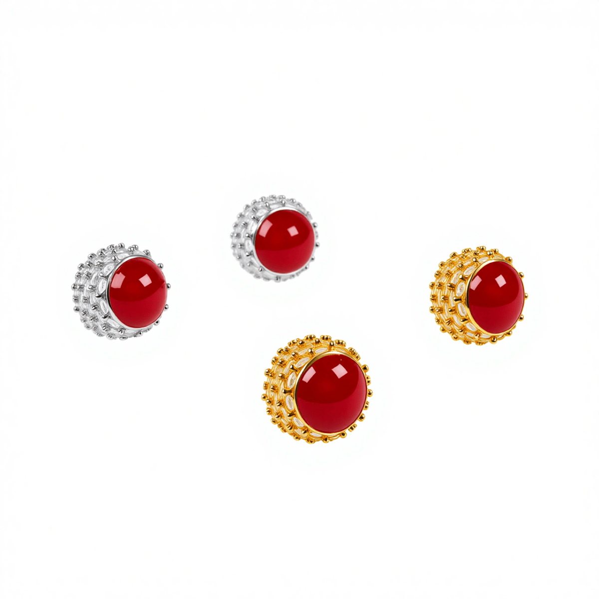 Red Ember Studs - The Avenue