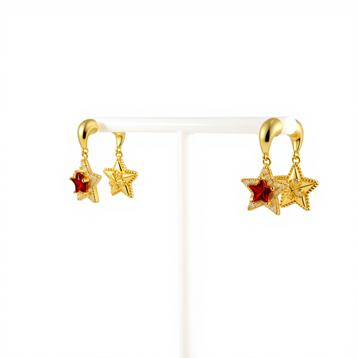 Star Charm Hoops - The Avenue