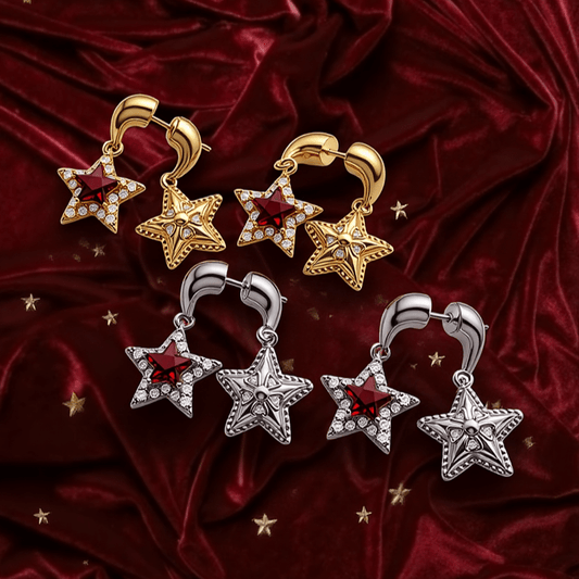 Star Charm Hoops - The Avenue